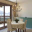 Lustre tambour 6 lumières façon bougie