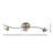 30.2 in. 3 -Light Fixed Track Kit with and