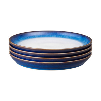 Denby Blue Haze Coupe Dinner Plates