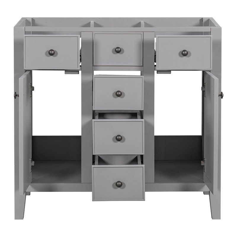 Base de meuble-lavabo simple Naydine 35,01 seulement, Gris