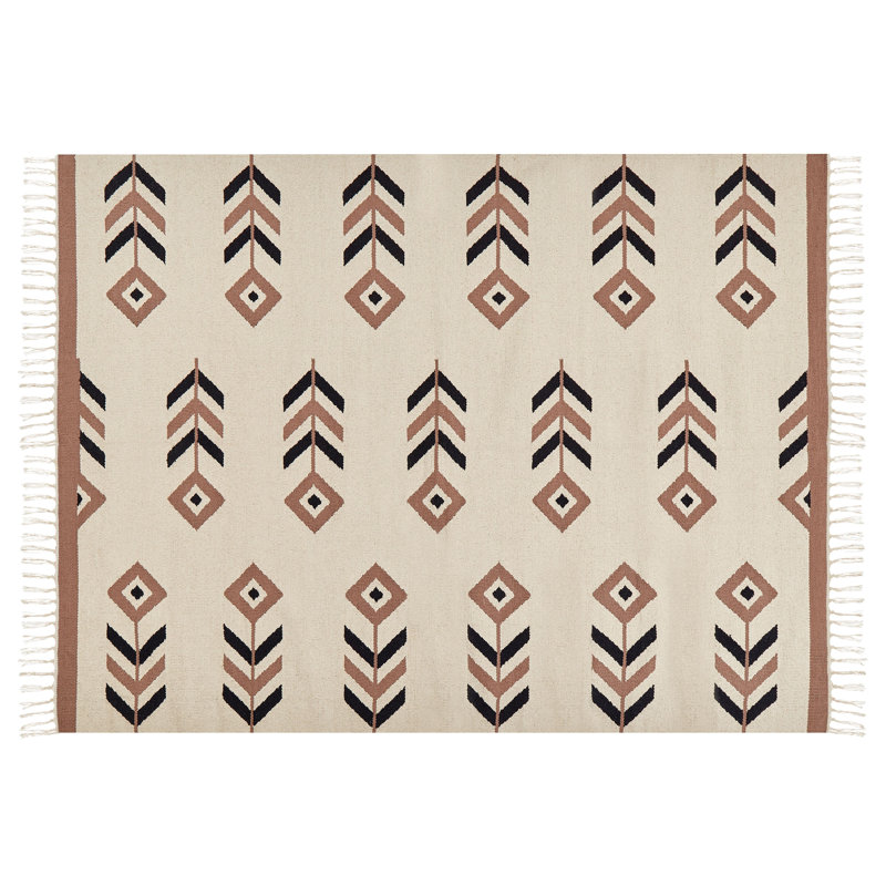 Damien Geometric Hand Woven Area Rug, Rectangle 140 x 200cm
