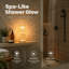 Lampe de douche étanche avec lampe sans fil rechargeable