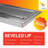 18" x 6" Rectangular Fire Pit Burner w/ Pan, Stainless Steel