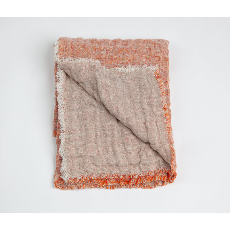 Jaden Coverlet Set, Queen Coverlet + 2 Shams, Orange