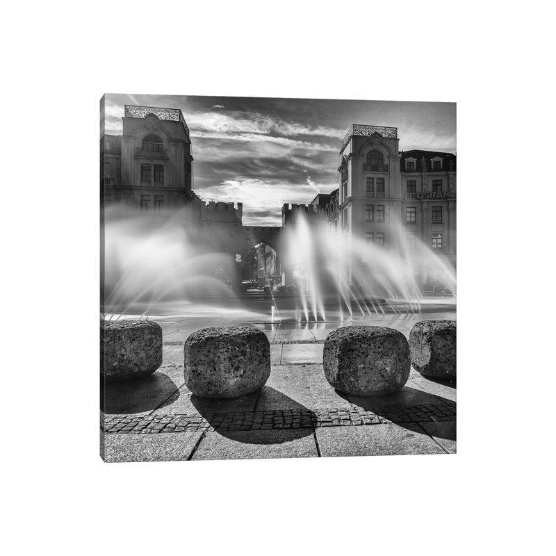 " Germany, Bavaria, Munich, Karlsplatz I " by Mikolaj Gospodarek, 12" H x 12" W x 0.75" D