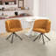 Ensemble de 2 chaises de salle à manger rembourrées modernes-609281191