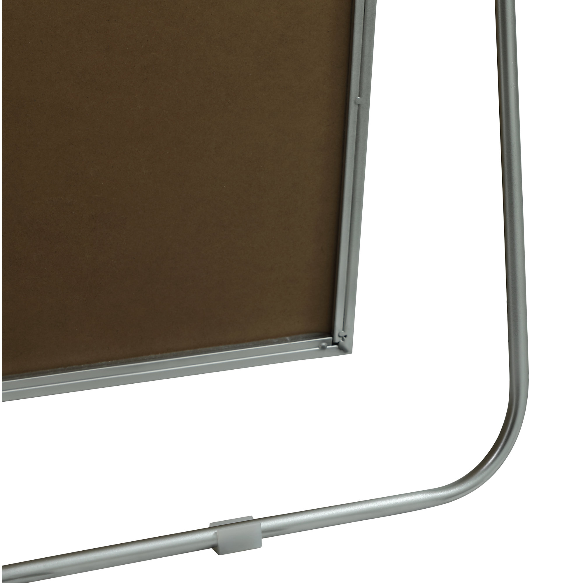 Sabine Metal Arch Floor Mirror, Silver, 74" x 28"