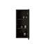 Armoire de salle de bain en chêne noir - avec des rayures élégantes et une fonctionnalité de rangement chic-568080233