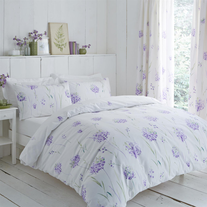 Lollie Polyester Floral Duvet Cover Set with Pillowcases Included, Kingsize Duvet Cover + 2 Standard Pillowcase