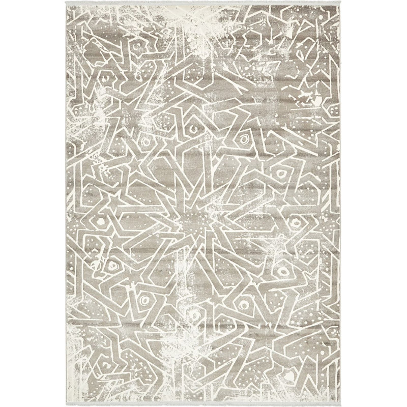 Classique Abstract Indoor Rug, Rectangle 5' x 8'