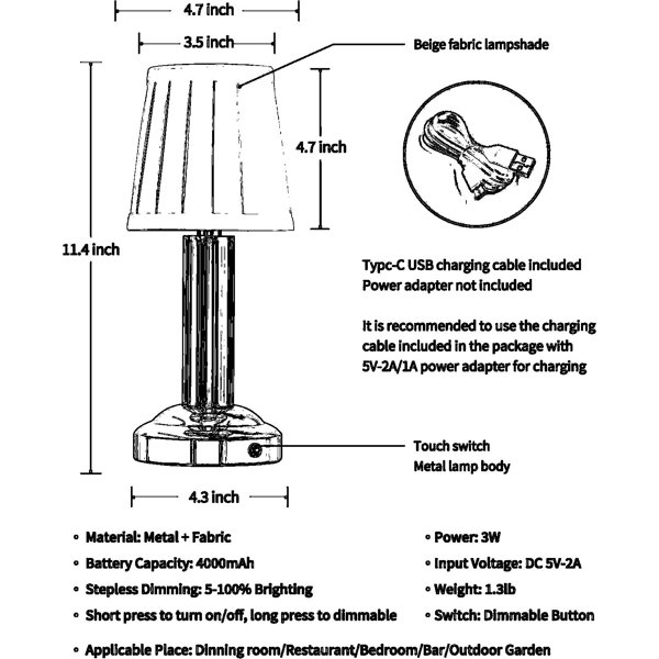 Dimensions du produit