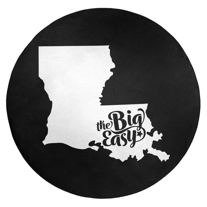 Tapis en poly-chenille big easy louisiana