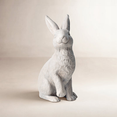 Dietke Sitting Rabbit Garden Statue