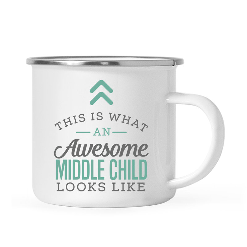 Stainless Steel Camping Mug, Middle Child