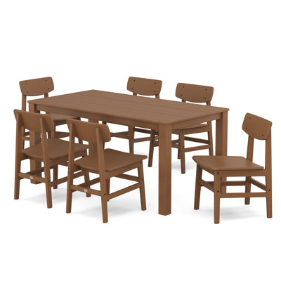 POLYWOOD® Modern Studio 64" Patio Dining Set