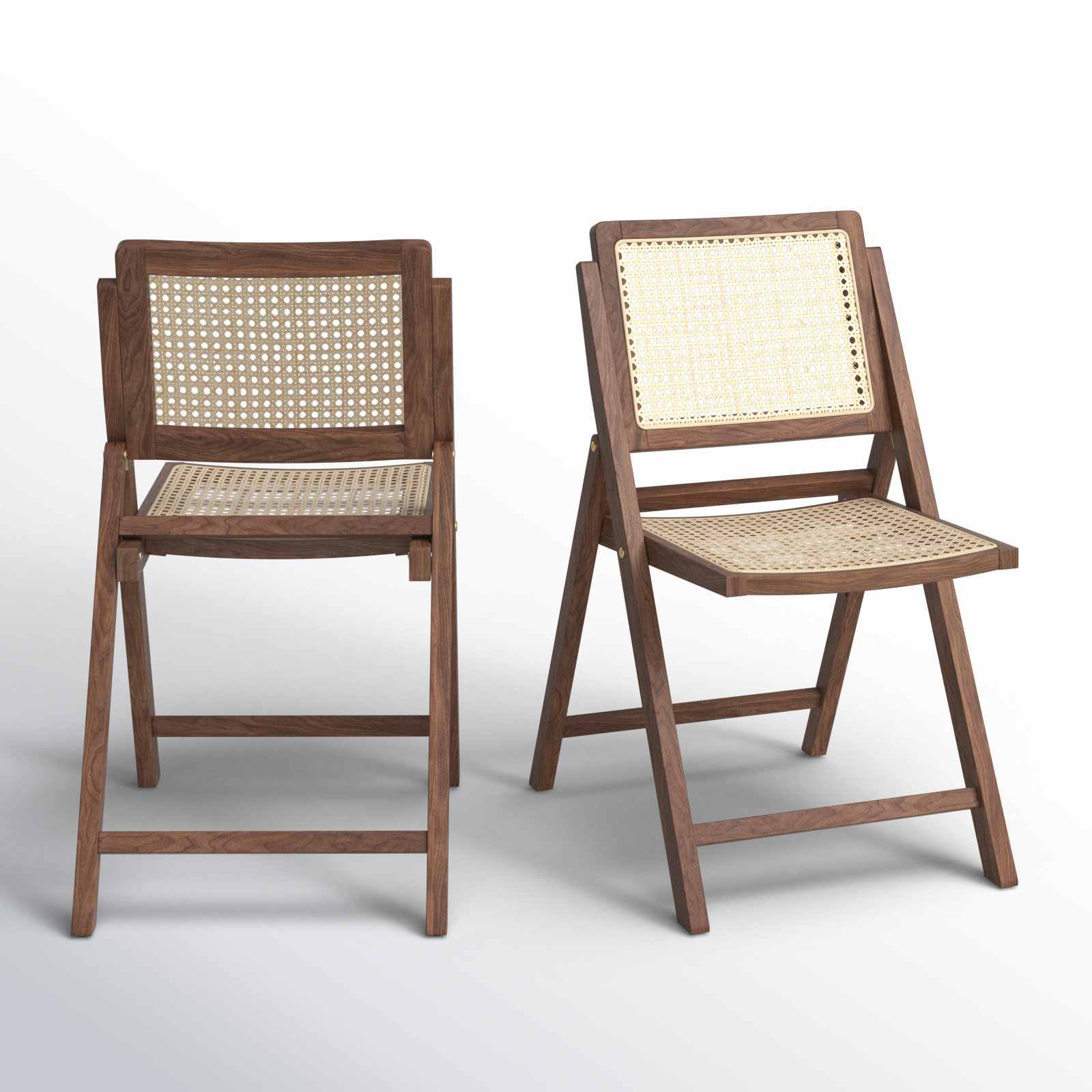Dan Dining Chair, Walnut/Natural