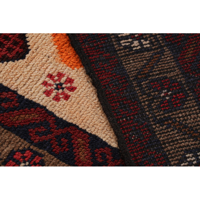 Hand Knotted Wool Geometric Area Rug