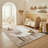Rug Branch Rowan 8' x 11' (7'7" x 10'10") Brown/Beige Llama Kids Area Rug, Contemporary, Medium Pile, Stain-Resistant Carpet - Playroom, Nursery, Toy Room and Bedroom-366963311