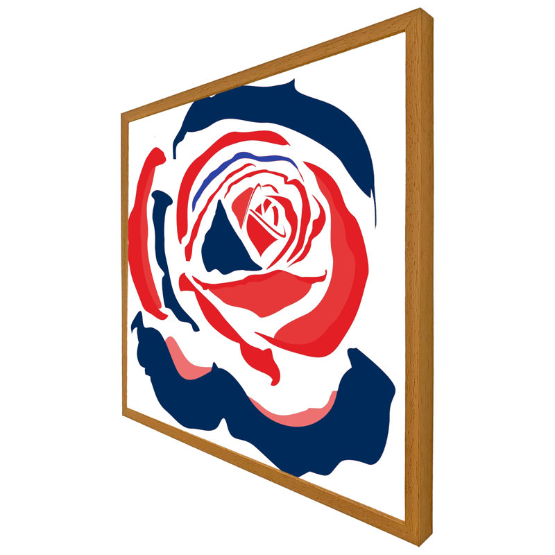 Aruni Single Picture Frame Print, 76cm H x 76cm W x 4cm D, Oak
