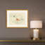 Martha Stewart Perry Street Paper Wall Art, Modern Still Life: Goldfish Composition, 17" x 21", Living Room and Bedroom Decor, Framed