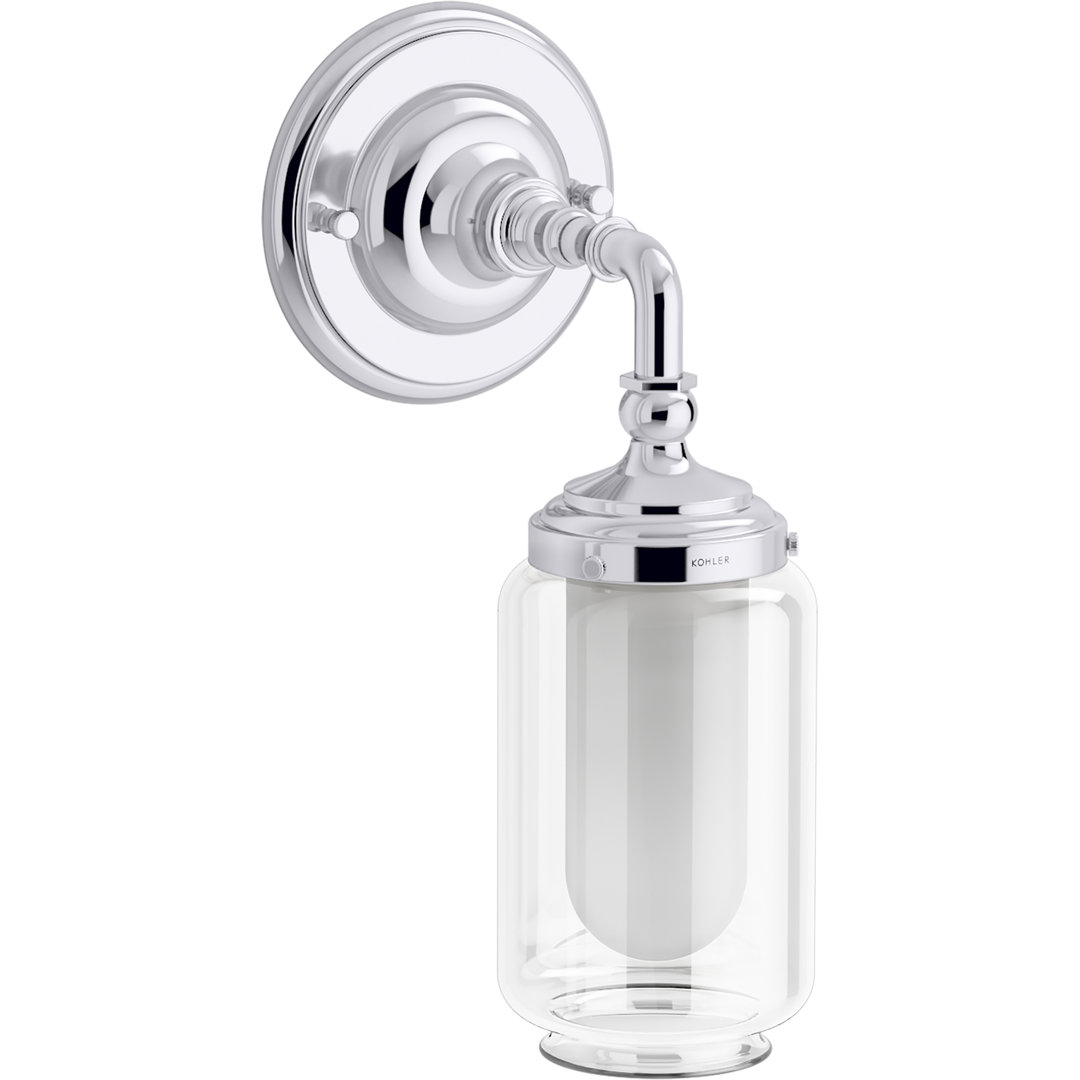 Artifacts 2 Light Indoor Bathroom Vanity Light Fixture, Downlight Position Only, UL Listed Kohler 