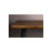Alagon Walnut Metal Base Dining Table