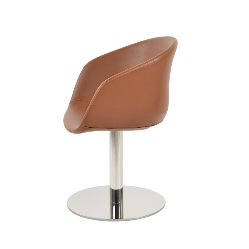 Fauteuil Tribeca, Noisette, Brossé