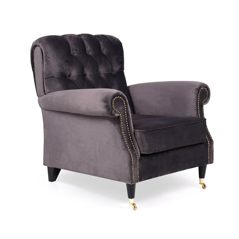 Aedel Velvet Armchair