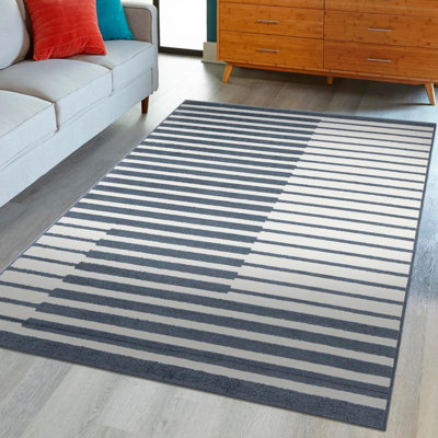 Tapis Ivy Bronx Namsen Nathanyl bleu