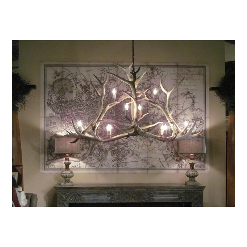 Larkin 10 - Light Chandelier, Sun Bleached