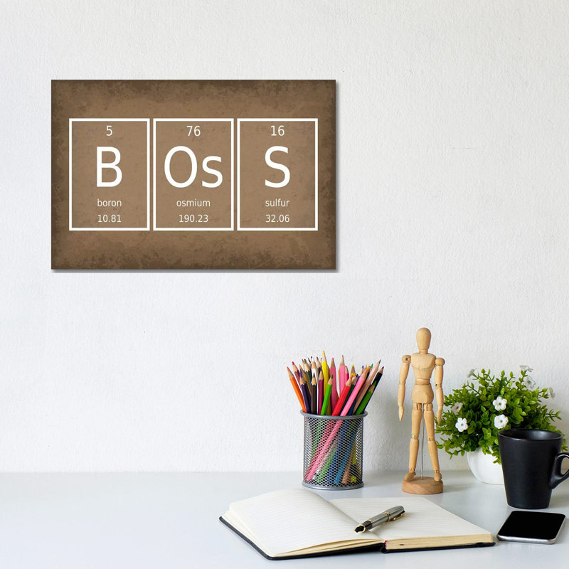 Boss by GetYourNerdOn - Wrapped Canvas Gallery-Wrapped Canvas Giclée, 20.32 cm H x 30.48 cm W
