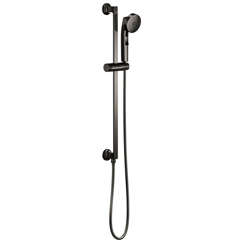 Kintsu® Multifunction Slide Bar Handshower, Brilliance Black Onyx