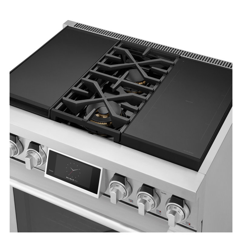 36" Dual-Fuel Professional Range Sous Vide and Induction