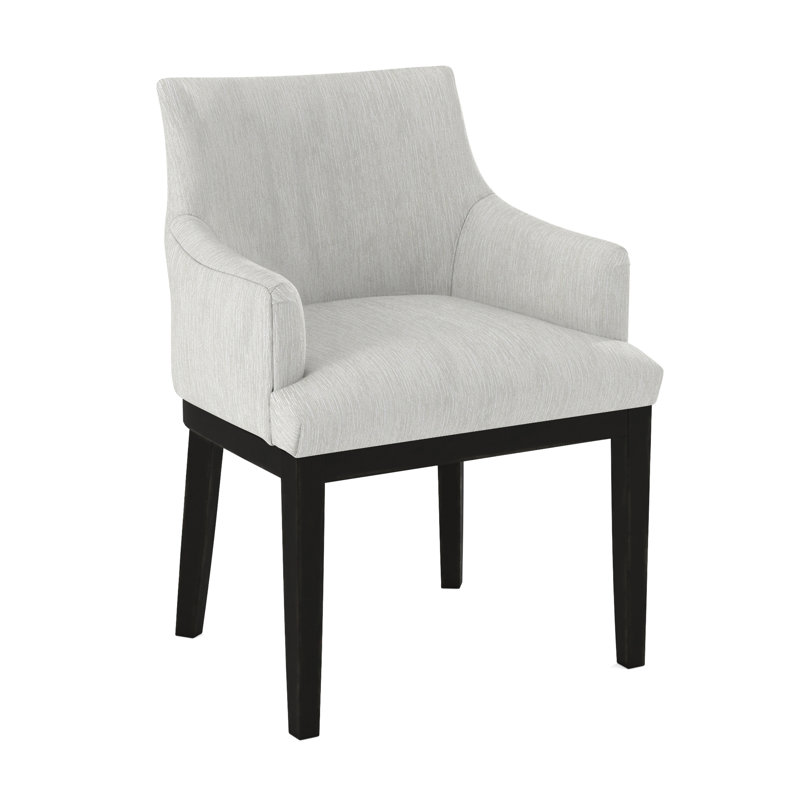 19'' H Upholstered Armchair, Espresso, 61492-88