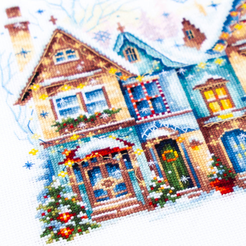 Ensemble de point de croix compté 70-23 Heartwarming