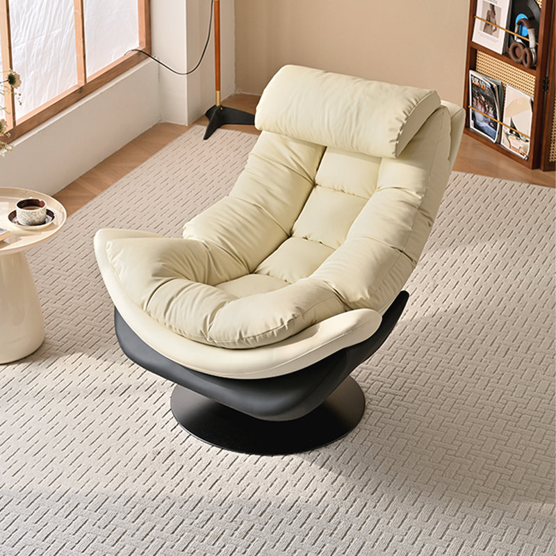 Fauteuil inclinable rotatif de luxe ergonomique, Beige
