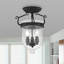 Husman Glass Semi Flush Mount-16518436-16518443