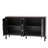 Cortisha Large Storage Cabinet Sideboard with 4 Metal Handles 4 Adjustable Shelves and 4 Doors High Quality Wood Grain Design Easy to Assemble Perfect for Home Organization and Maximizing Storage Space-1228501919