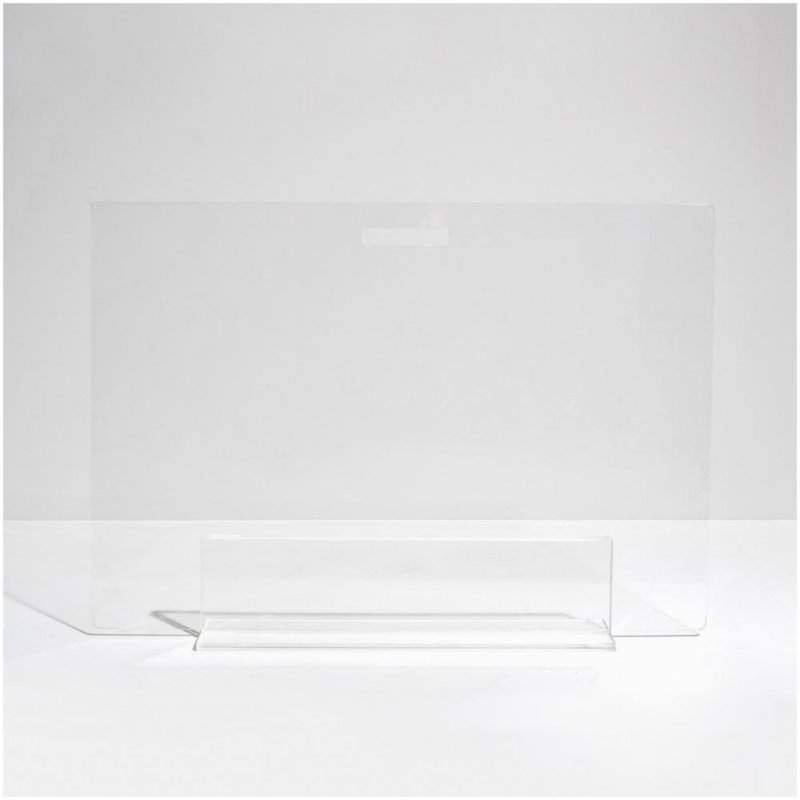 Clear Acrylic Freestanding Pet Gate Panel, 30 Inches Tall