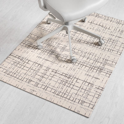 Anji Mountain 40" W x 54" D Chairmat Floor Protector & Style Enhancer for Home Office or Dining Spaces