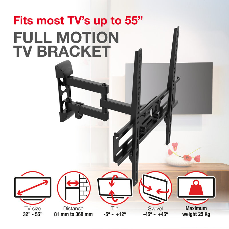 Symple Stuff Single Screen Wall Mount