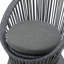 Chaise longue pivotante moderne en rotin 26,7 "avec structure en rotin et en fer-1144572480-1144572481