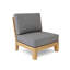 Luxe Outdoor Teak Lounge Chair
