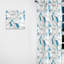 Serene Structures I - Rideau abstrait - Velours obscurcissant - 1 panneau-107576120
