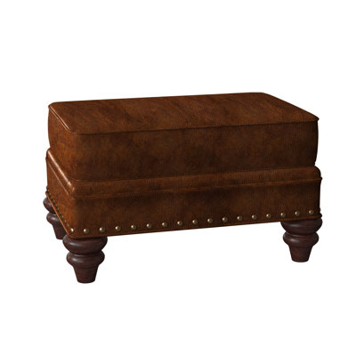 Carrado Leather Ottoman
