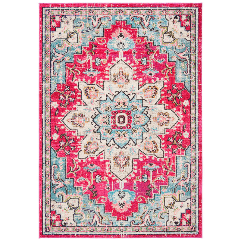 Mifley Oriental Area Rug, Rectangle 66 x 122cm