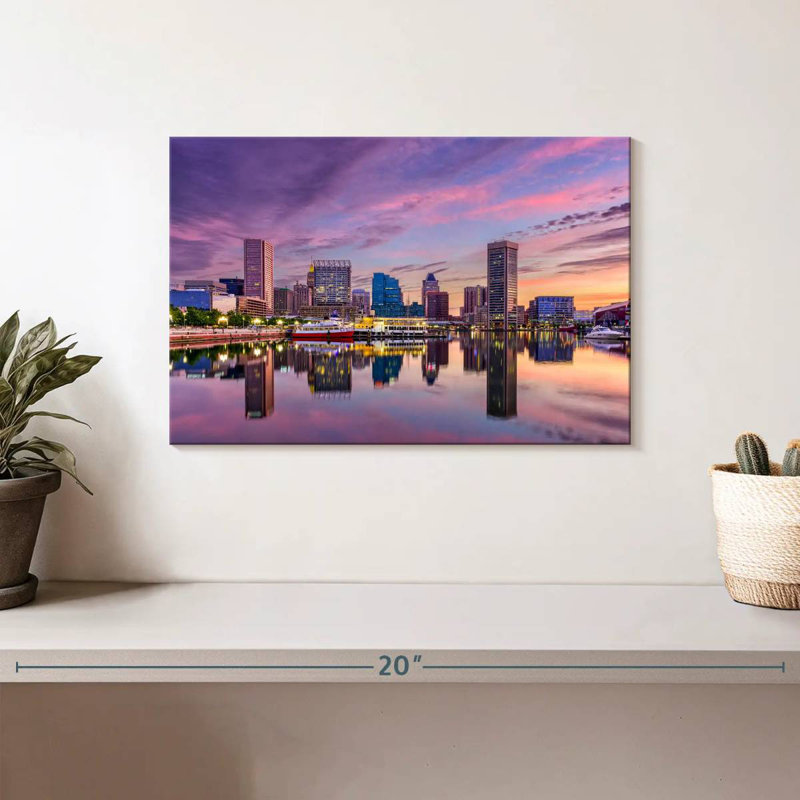 Kavia Baltimore Skyline, 8" H x 12" W