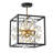 8 - Light Crystal Dimmable Semi Flush Mount