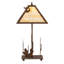 Lampe de table 21" pour le crâne de boeuf