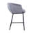 Upholstered Counter Stool with Metal Frame-73199960